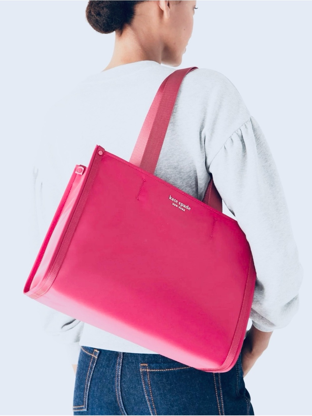 Kate Spade New York The Little Better Sam Medium Tote Vermilion Pink